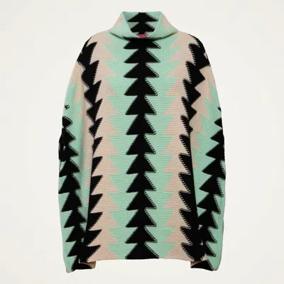 La Doublej Trine Cape In Mint