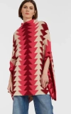La Doublej Trine Cape Multicolor Bordeaux