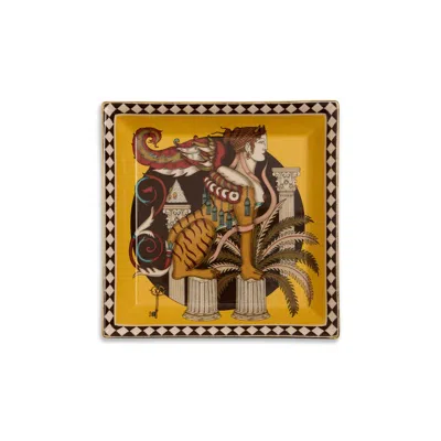 La Doublej Trinket Tray In Yellow