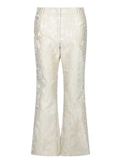 La Doublej Trousers In White