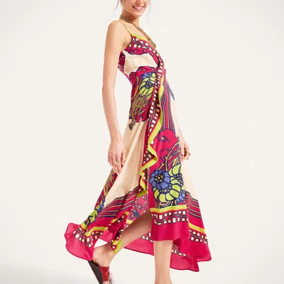 La Doublej Turn Around Dress In Multi