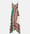 La Doublej Turn Around Floral-print Maxi Dress In Multi