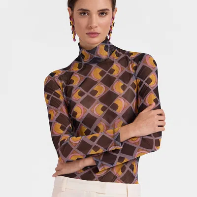 La Doublej Turtleneck In Half-light Black