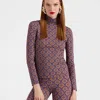 La Doublej Turtleneck In Sovereign Mini Purple