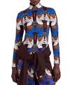 La Doublej Turtleneck Top In Multi