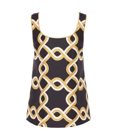 La Doublej Twirl Top In Black