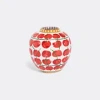 La Doublej Vases Cherries Ivory Uni In Red