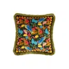 La Doublej Velvet Cushion In Colombo Black