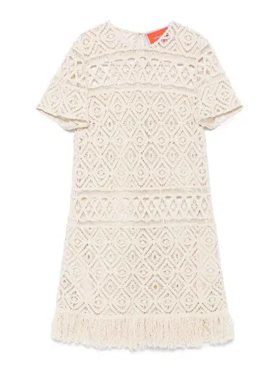 La Doublej Vestido Corto - Beis