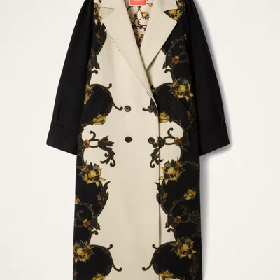La Doublej Victoria Coat In Multi