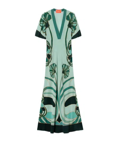 LA DOUBLEJ V-NECK DRESS