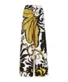 La Doublej Marea-print Palazzo Trousers In Multicolor