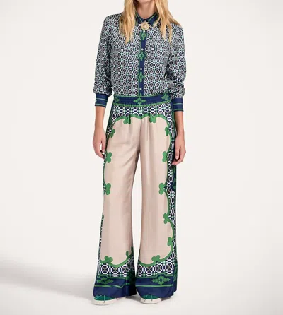 La Doublej Wide Leg Palazzo Pants In Mariposa Placée In Multi