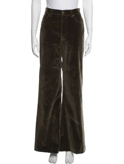 Pre-owned La Doublej Wide Leg Pants In Green