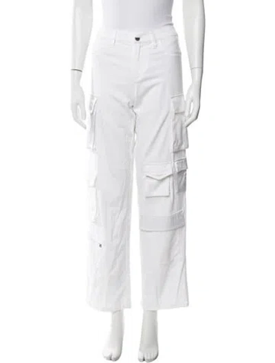 Pre-owned La Doublej Wide Leg Pants In White