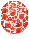 La Doublej Wildbird Dessert Plates (set Of 2) In Red