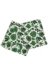 La Doublej Wildbird Large Napkins (set Of Two) In Green