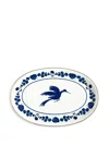 La Doublej Oval Platter In White