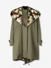 La Doublej Windsor Parka In Green