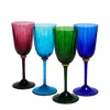 La Doublej Rainbow Set Of 4 Wine Glasses In Rainbow