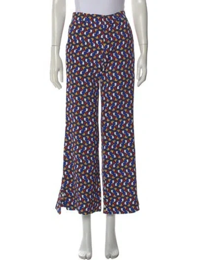 Pre-owned La Doublej With Mantero Wide Leg Pants In Blue