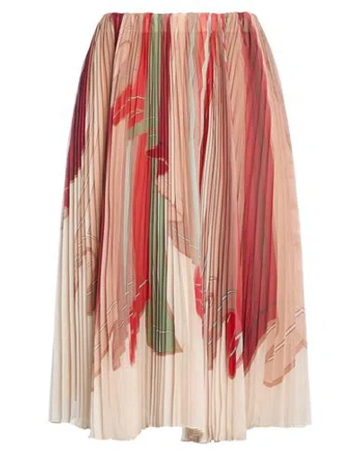 La Doublej Woman Midi Skirt Sand Size L Polyester In Neutral