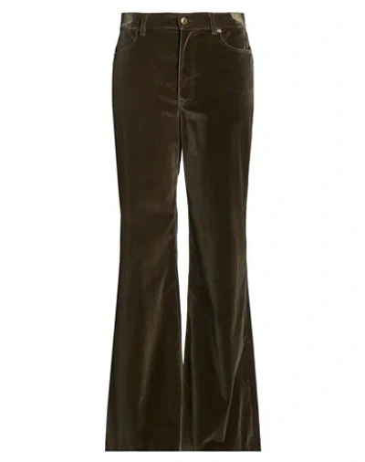 La Doublej Woman Pants Dark Green Size 30 Cotton