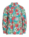 La Doublej Woman Top Turquoise Size S Cotton In Multi