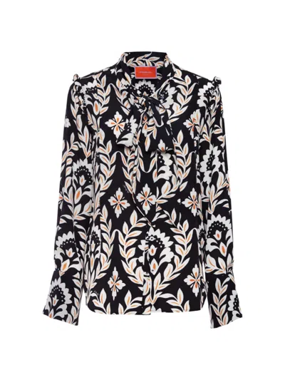 La Doublej La Double J Woman Shirt Black Size Xl Silk In Ghirlanda Black