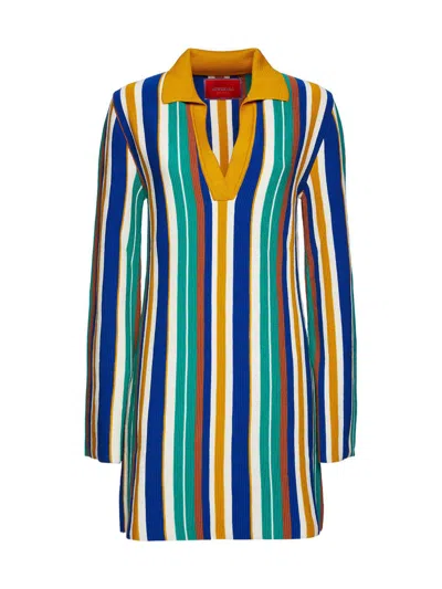 La Doublej Bay Polo Dress In Multi