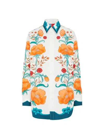 La Doublej Women's Better Than You Boyfriend's Shirt In White