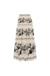 La Doublej Tiered Skirt In Multi