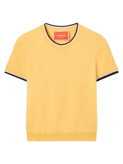 La Doublej Women's Busy-bee Tee Shirt In Yellow