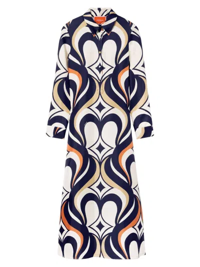 La Doublej La Double J Swing Shirt Dress In Black