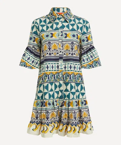 LA DOUBLEJ LA DOUBLEJ WOMEN'S CHOUX COTTON-POPLIN MINI-SHIRTDRESS