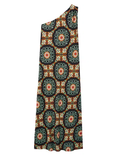 La Doublej La Double J Clingy Roy Printed Stretch-jersey Midi Dress In Multi