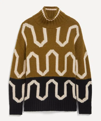 La Doublej Women's Comber Alpaca-blend Turtleneck Jumper