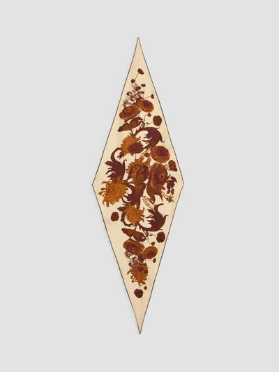 La Doublej Women's Diamond Scarf In Coven Buttercream