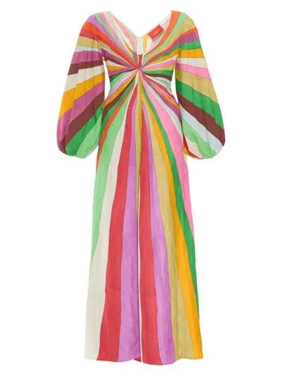 La Doublej Women's Favoloso Dress In Rainbow Place Multicolor