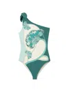 La Doublej Goddess Suit In Green