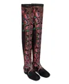 La Doublej Stretch Boots In Eve Black