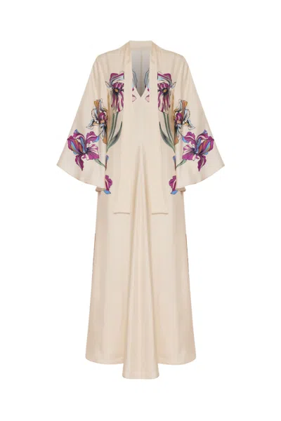 La Doublej Women's Magnifico Dress In Iris Placée In Brown