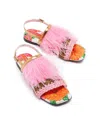 La Doublej Medal Sandal In Gyn White