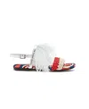 La Doublej Medal Sandal In Moonflower Navy