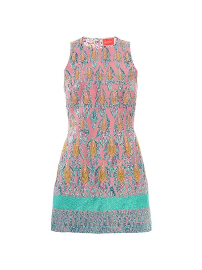 La Doublej Women's Mini Dress In Degrade Pink