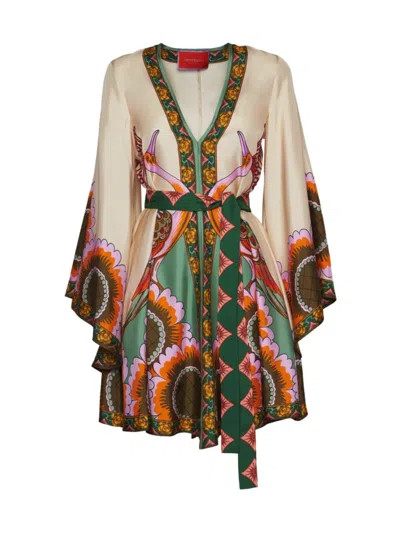 La Doublej Mini Magnifico Dress In Multicolour