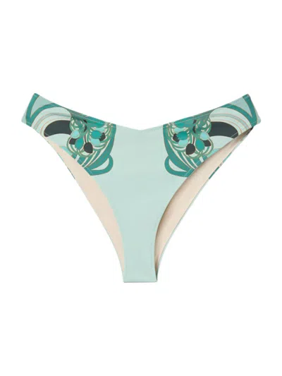 La Doublej Mirage Floral Bikini Bottoms In Multi