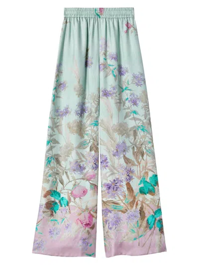 La Doublej Women's Palazzo Pants In Blue
