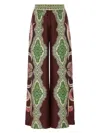 La Doublej Palazzo Pants In Brown