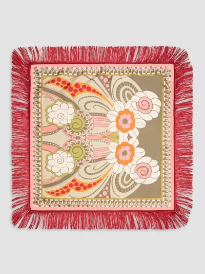 La Doublej Women's Reversible Fringe Foulard In Multi